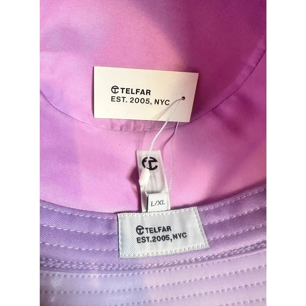 Telfar Lavender Faux Leather Bucket Hat L/XL NWT w/ Dust Bag Unisex